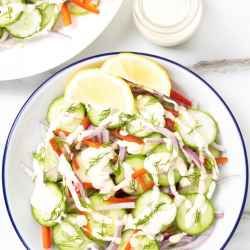 Homemade Cucumber Salad Recipe