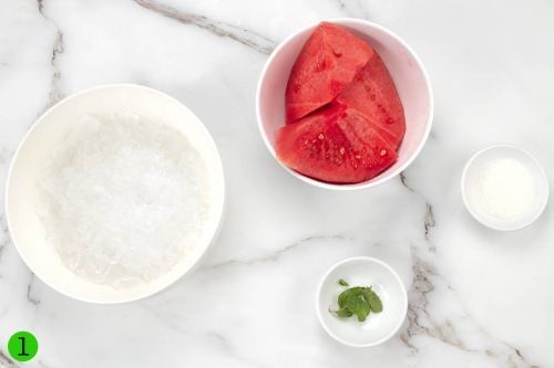 step 1 how to make Watermelon Smoothie