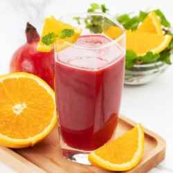 healthy orange pomegranate juice recipe
