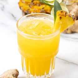Healthy Pineapple Ginger Juice Recipe
