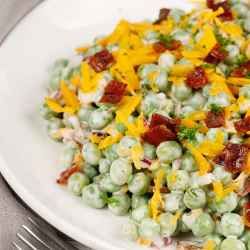 homemade pea salad recipe
