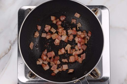 step 3: Cook the bacon