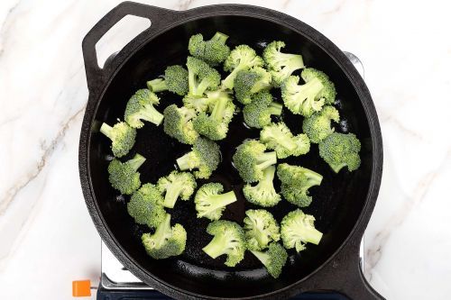 Step 1: Sauté the broccoli.