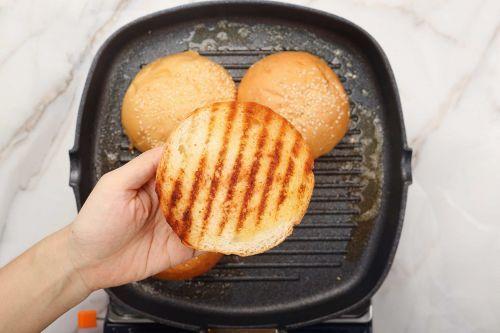 Step 5: Toast the buns.