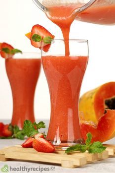 Strawberry Papaya Smoothie Recipe